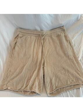 Barefoot Dreams tan lounge shorts size extra large xl